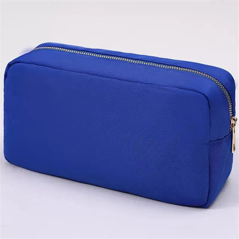 S /M/L/XL 17 Color Nylon Pouch Makeup Cosmetic Bag Zipper Toiletries Organizer Bag For Women Girls Travel Gift Makeup Pouch