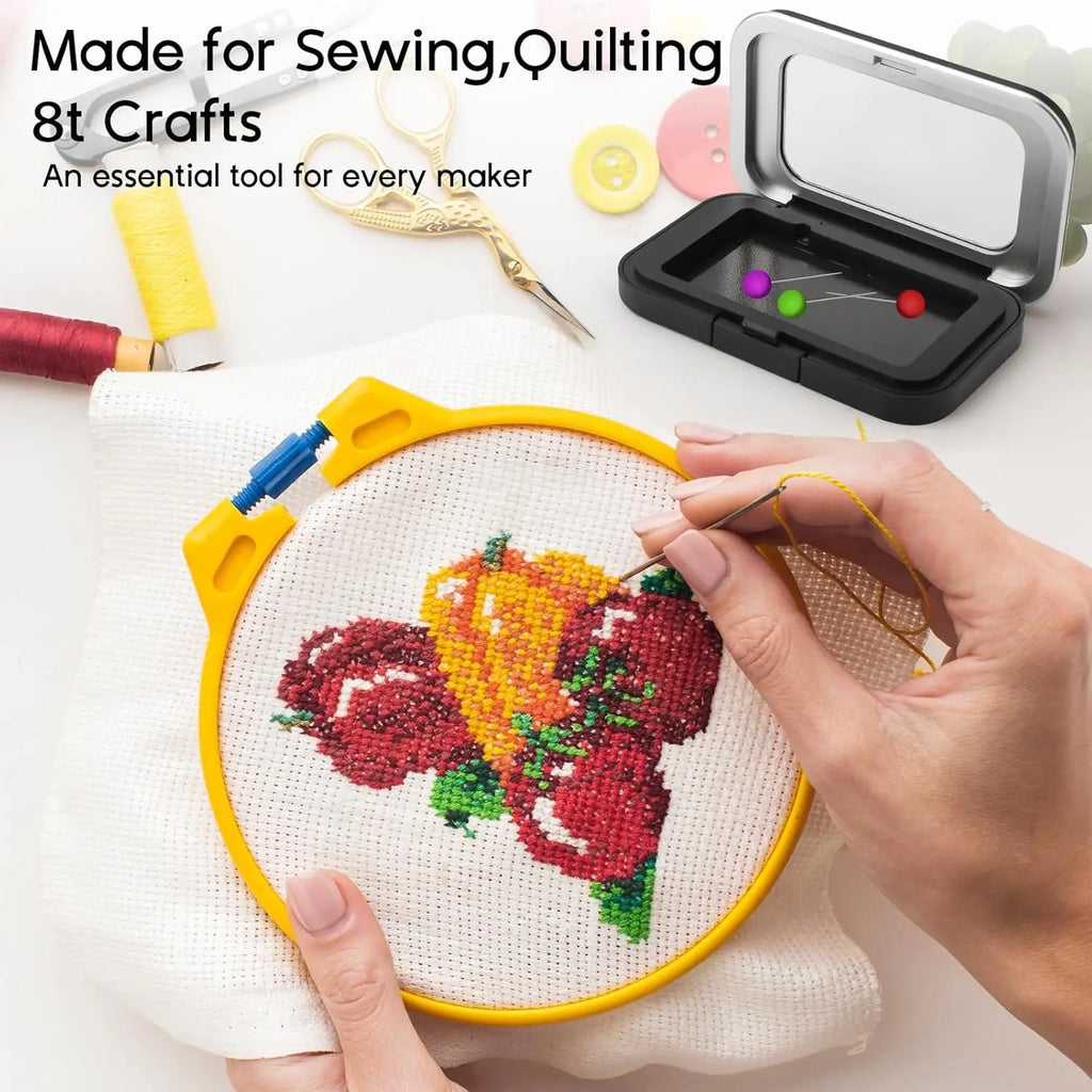 1/2/5Pcs Portable Magnetic Sewing Needle Organizer for Embroidery Sewing Office Supplies DIY Weave Enthusiasts Storage Boxes,NO