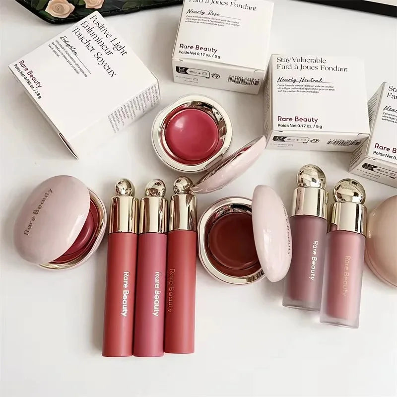Rare Beauty Liquid Contour Waterproof Pigmented&Blush Hydrating Oil Control&Lip Oil Non Sticky Plumping Radiant Makeup Gifts