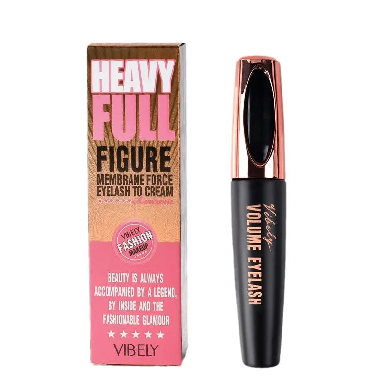 D Volumizing Mascara with Silicone Brush - Waterproof, Smudge Proof for Lengthening & Curling Lashes, Long Lasting Wear