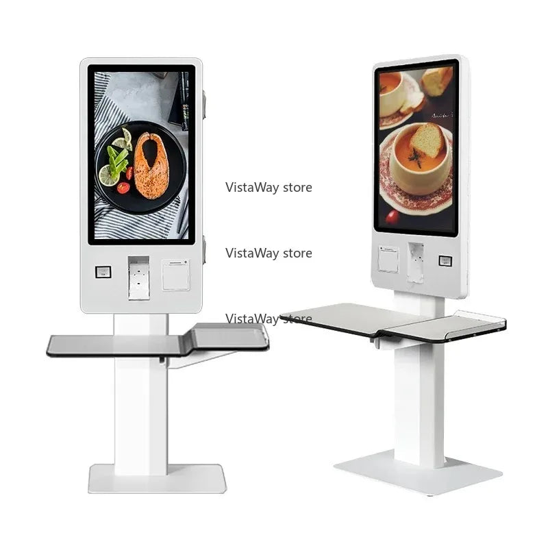 24 27 32 43 Inch Supermarket Self Check Out Touch Screen Kiosk Android PC All In One Self Service Pos Terminal