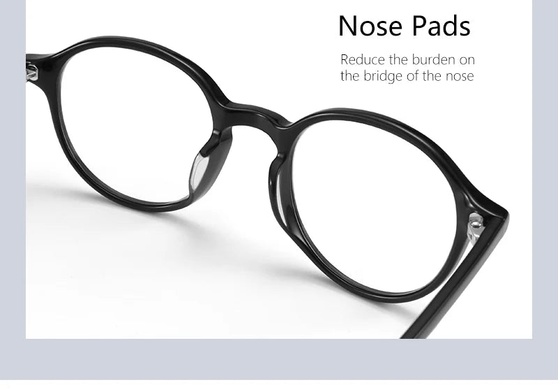 ZENOTTIC XS Size Unisex Ultralight Acetate Small Round Eyewear Anti Blue Light Blocking Computer Glasses Fashion Optical Frame