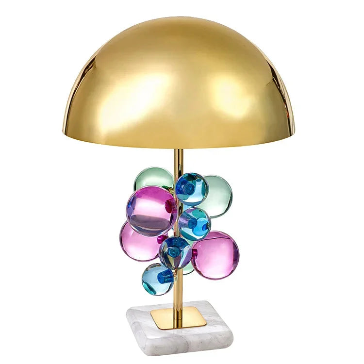 Nordic Creative LED Floor Lamp Colored Glass Ball Italian Designer Mushroom Lamp Living Room decoration Bedroom Reading Light