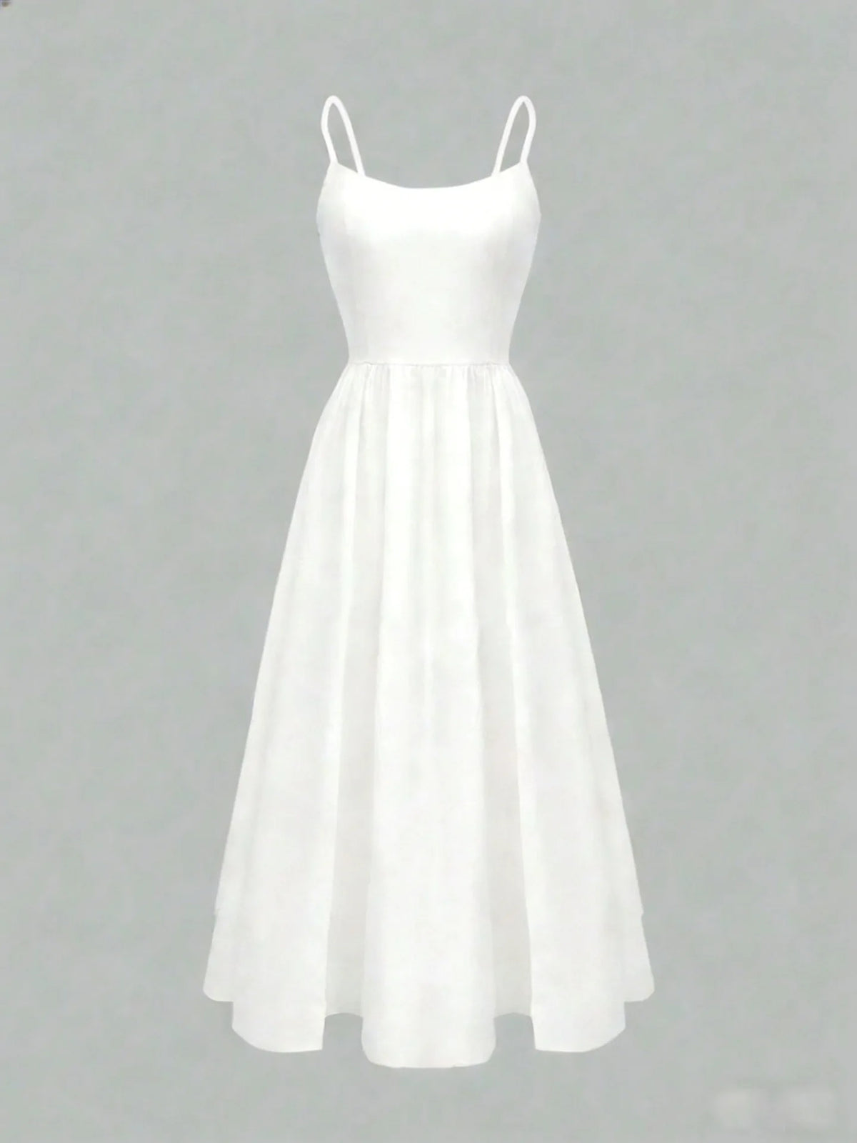 2026 New Summer Women's Dress Solid Color Strap Sexy Retro Bohemian Style Loose Fashion Comfortable Simple Versatile Home Dress
