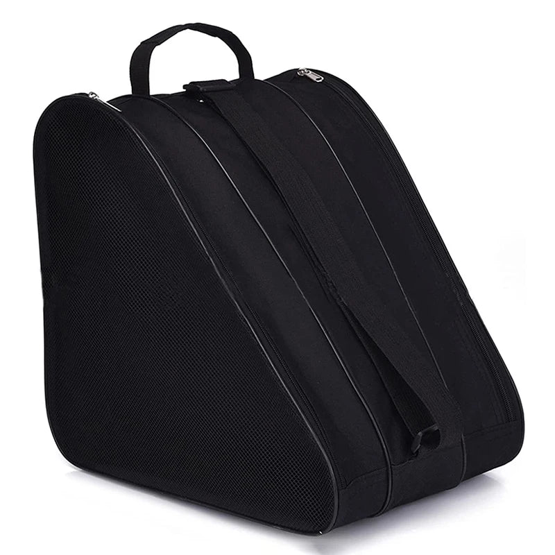 Portable Roller Skates Bag Ice Skating Shoes Cover Large Capacity Breathable Kids Inline Skates Storage Bag Skating Shoes Bags