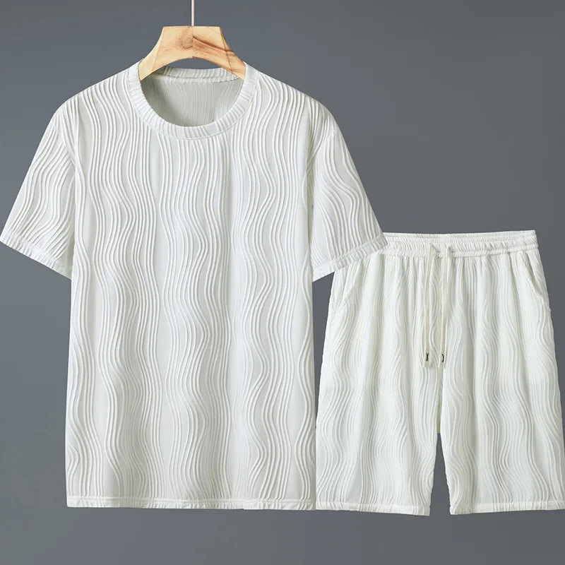 Extra Big Size Men Ice Silk Short Elastic Waist Casual Bermuda Male Summer Cool Icy Plus Large 11XL Loose Fit Stretch Breathable