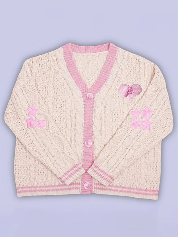 Speak Now Cardigan TS Golden Star Embroidery Button Up Purple Sweater TV Album Cardigan Gift Fall Winter Vintage Outfit