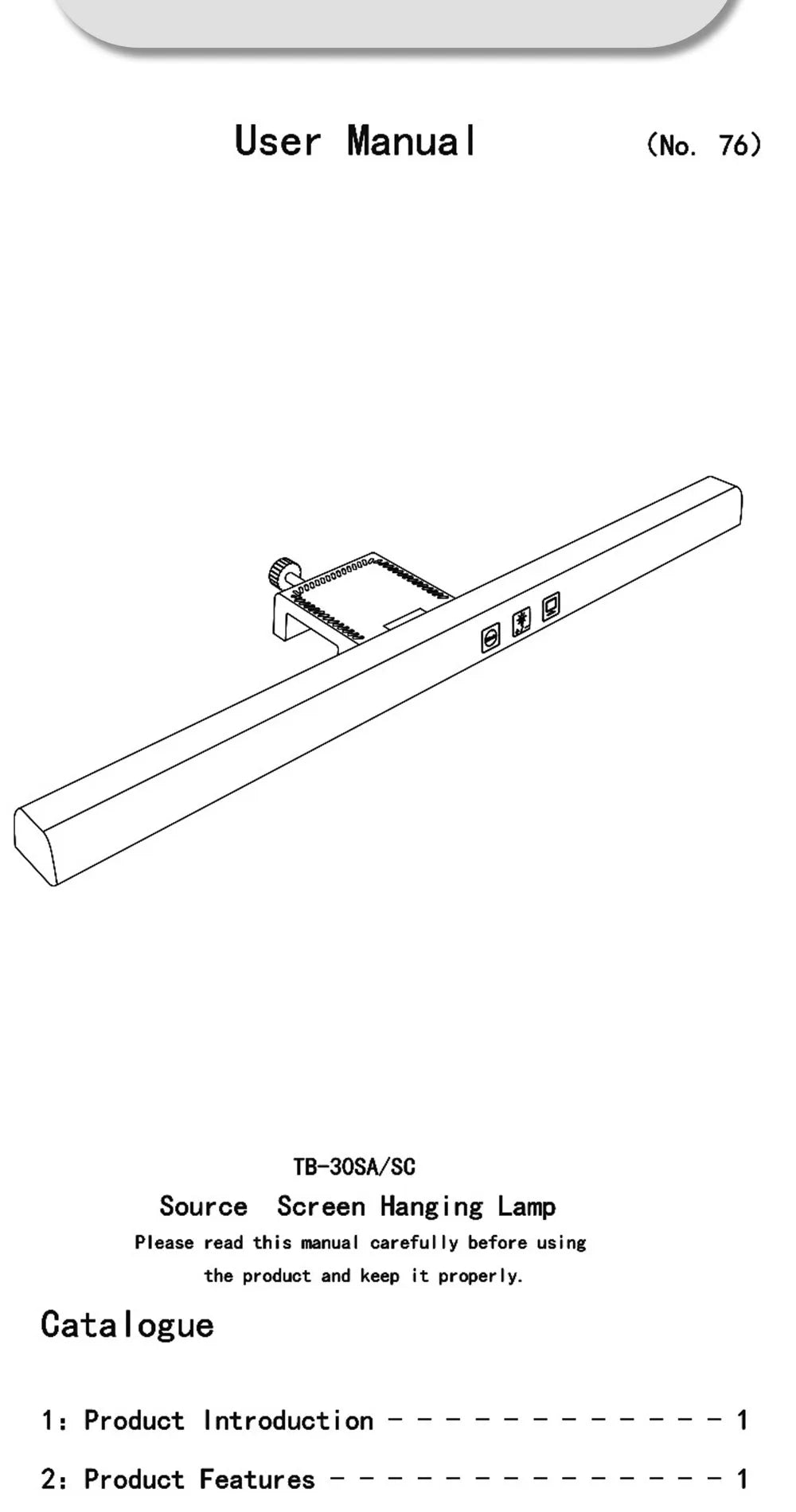 Screen LED Bar Desk Lamp PC Computer Laptop Screen Lamp  Hanging Light Bar Table Lamp Office Study Reading Light For LCD Monito