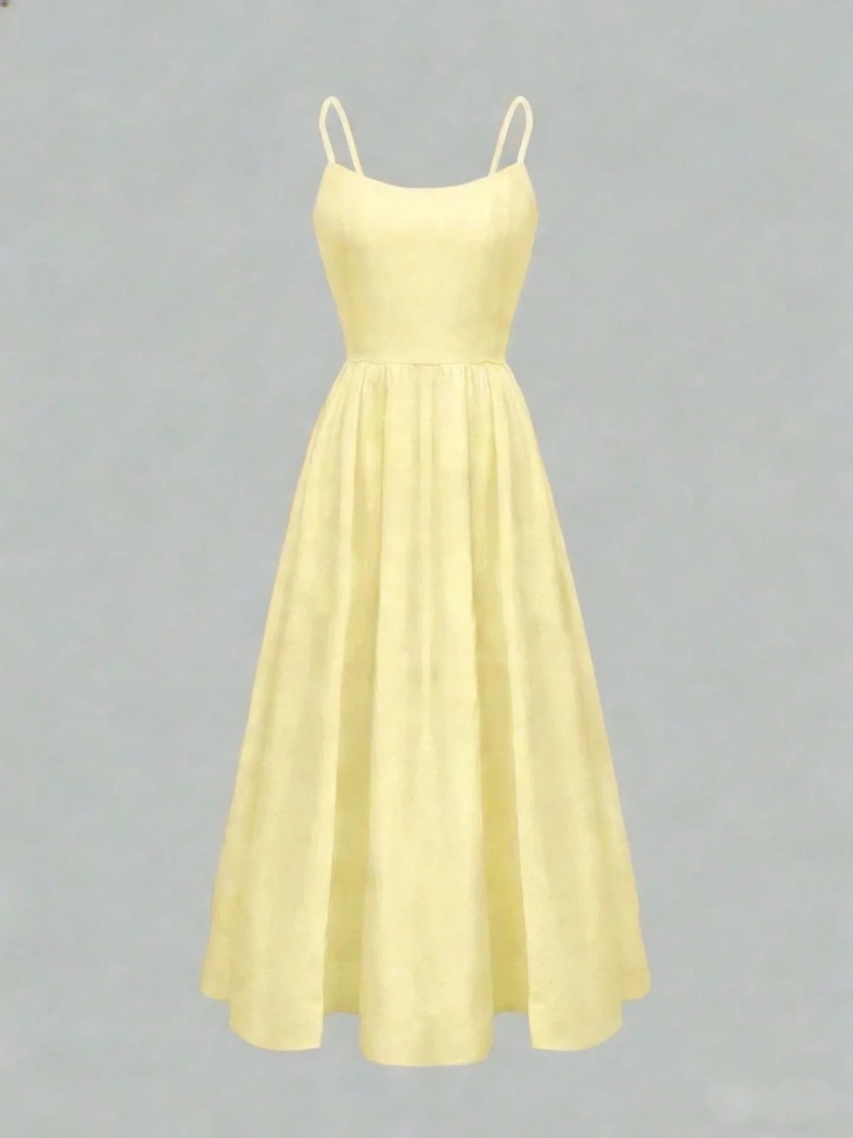 2026 New Summer Women's Dress Solid Color Strap Sexy Retro Bohemian Style Loose Fashion Comfortable Simple Versatile Home Dress
