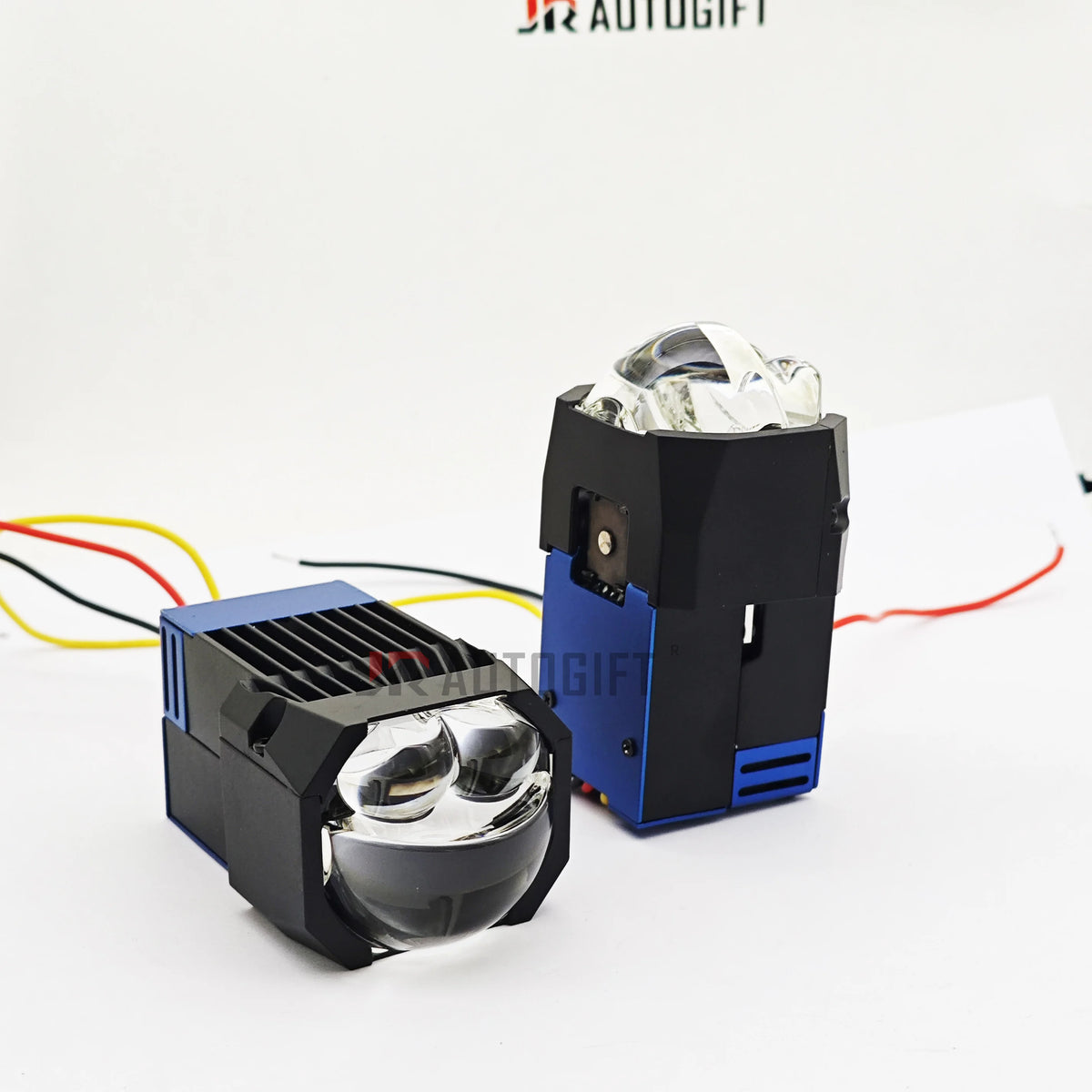 1.5Inch Mini Matrix Headlight Lenses 90W Highlight Dual Laser Led Car Headlight Bulb High Low Beam Bi LED Projector Laser Module