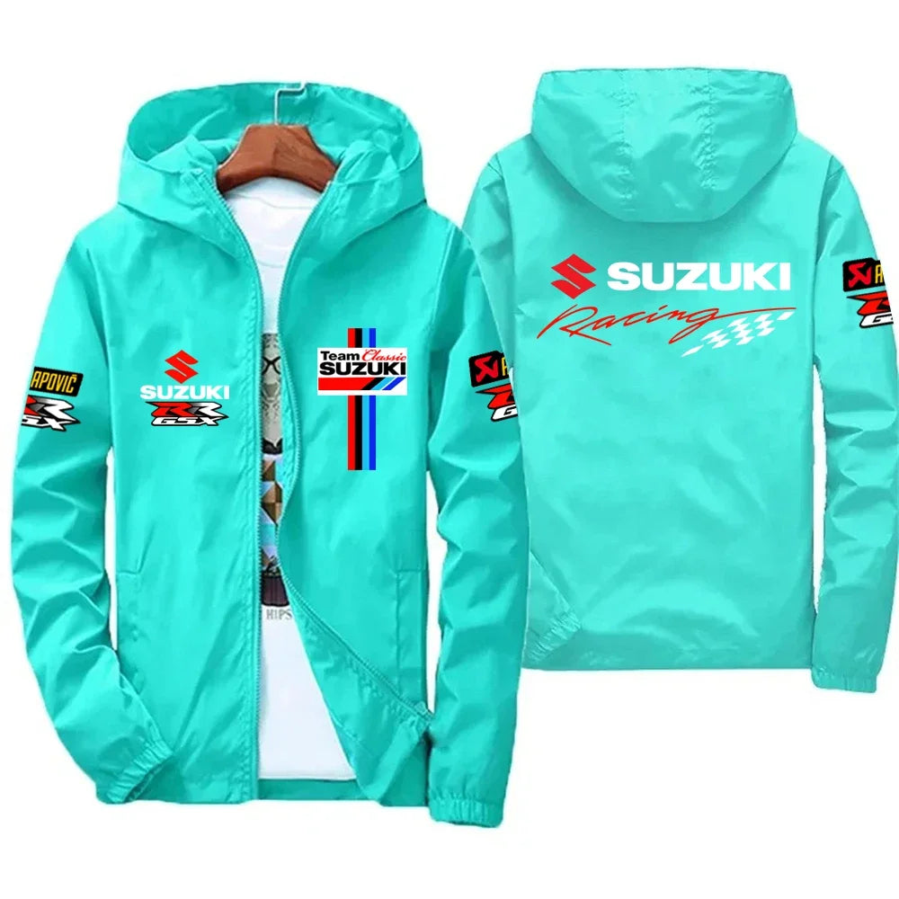 2026 Suzuki Motorcycle New Spring and Autumn Jacket Men's Windproof Jacket Casual Fashion Sports Outdoor Cycling Jacket
