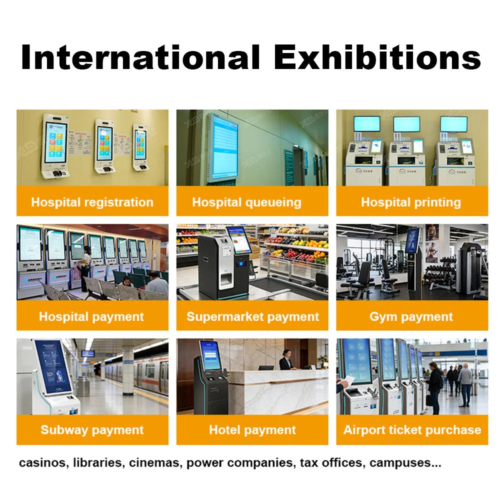 Remote Management System Digital Payment Terminal For Government Office Factory Direct Sale
