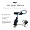 Y01 Type-C Lightning to 3.5/4.4mm HIFI Earphone Amplifie Digital Decoder Cable OTG DAC Chip CX31993 CX31988 C100 Adapter