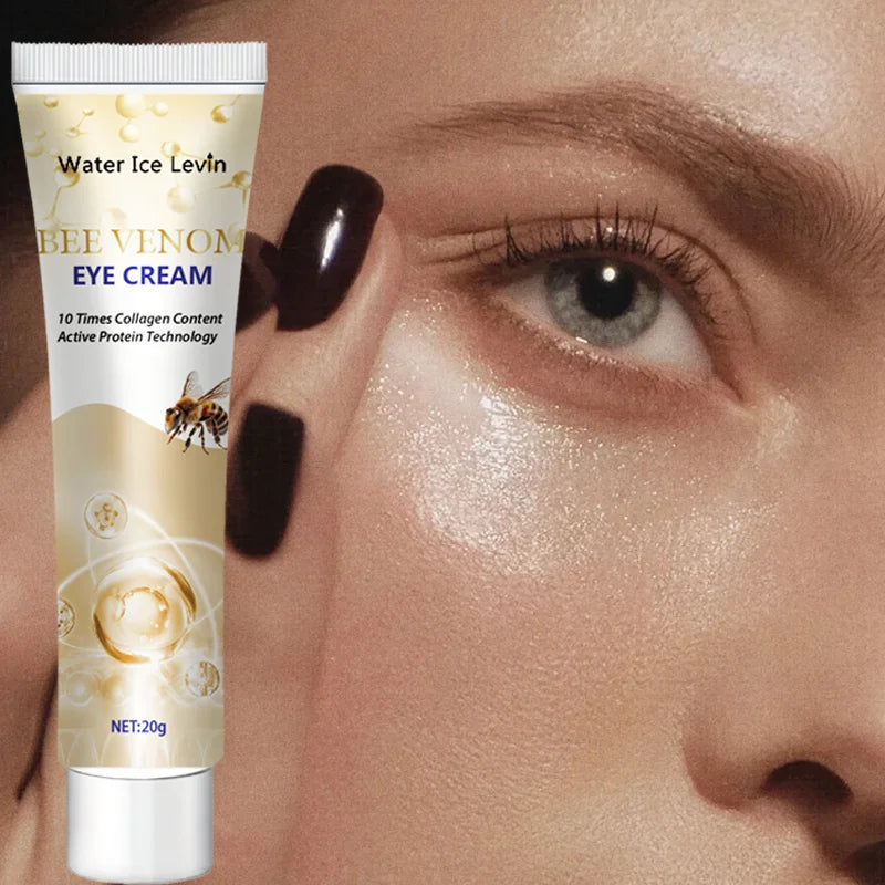 Bee Venom Eye Cream 10X Collagen - Intense Firming & Hydration, Fast Absorption, Non-Greasy, Winter Renewal Care, All Skin Types