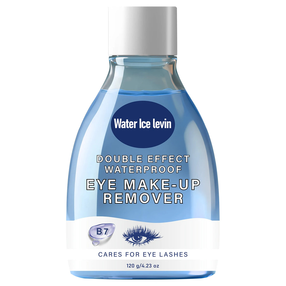 Waterproof Eye Makeup Remover – Gentle Double Effect with Hyaluronic Acid & Retinol for Lashes 120g
