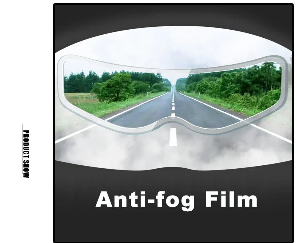 Motorcycle Helmet Anti-rain and Anti-fog Films Safety Driving Durable Nano Coating Clear Sticker Film Motorbike Accessories
