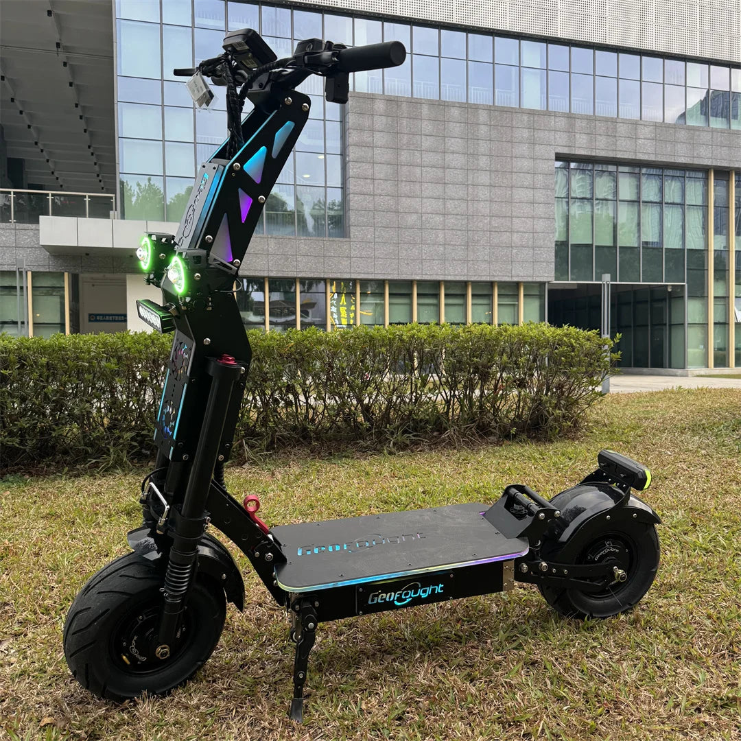 Geofought G14 13inch 14 Inch E Scooter 72V 10000w Dual Motor Top Powerful Scooter Fast Speed 40-100AH Adult Electric Scooter