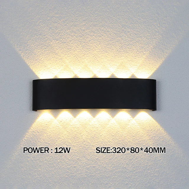 Led Wall Lamps Outdoor Indoor Waterproof IP65 wall lights for home AC110-220V 2/4/6/8/10/12W Garden Lights Outdoor Light decor