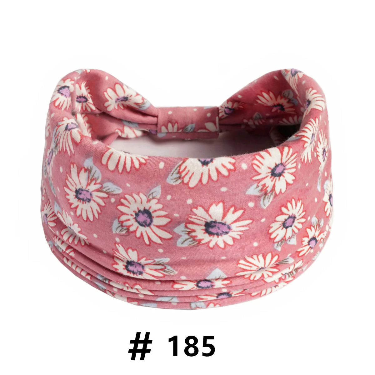 Boho Headbands for Women Cotton Wide Head Bands Stretch Hairband Non Slip Workout Yoga Running Turban Headwrap Hair Accessories