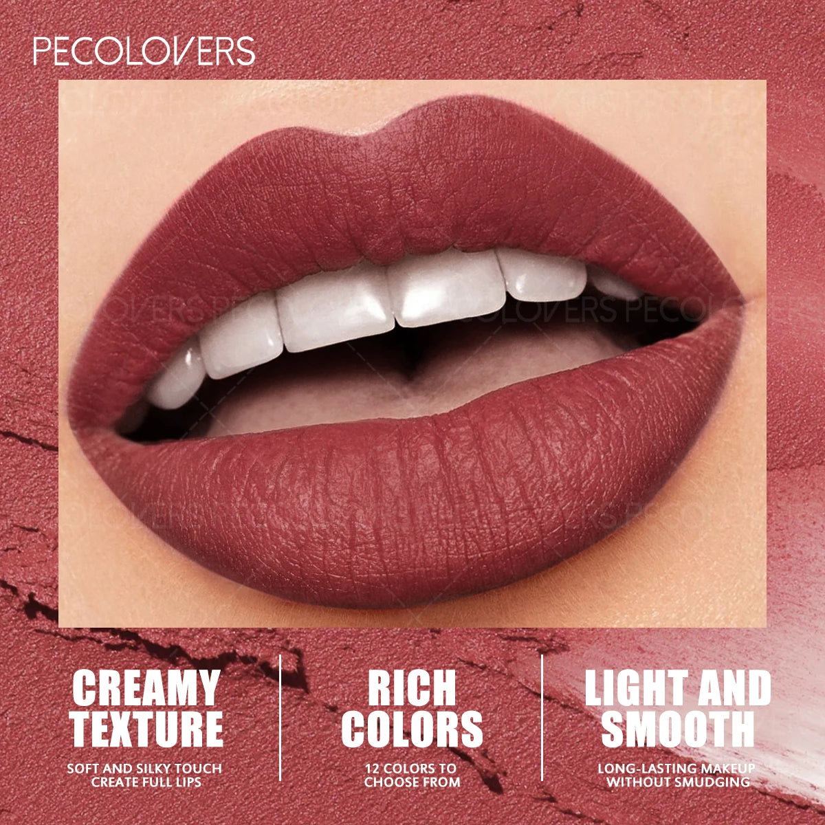 1PC Matte Lipstick Pen-Easy Glide, Long-Lasting, Non-sticky, Soft Comfortable Texture, Compatible With Various Lip Looks, Daily