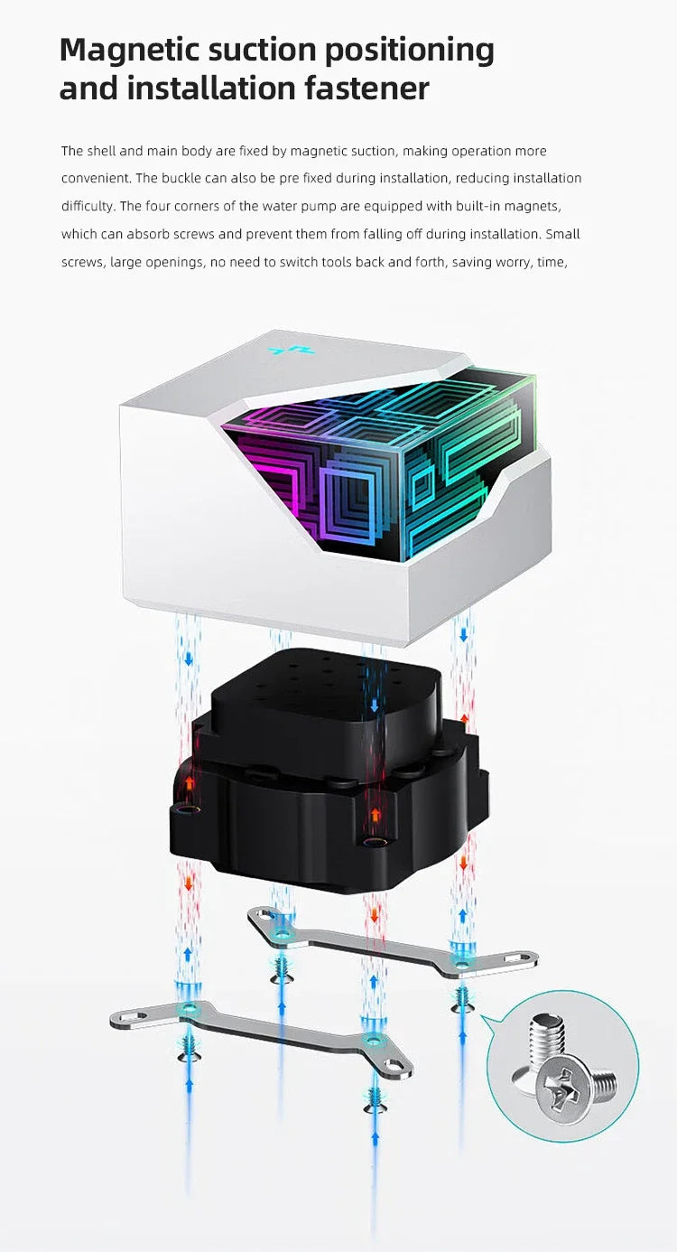 240 AIO CPU Wate Cooler Water Cooling 240mm Radiator For LGA1700 20XX 115X 1200 AMD AM4 AM5 DeepCool LT520