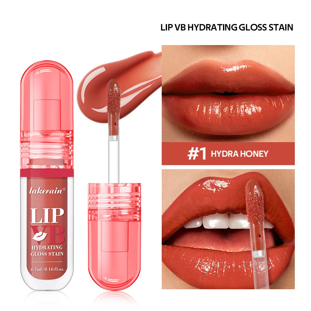 Lip IV Glossy Hydrating Lip Stain Instant Shine Long Lasting Moisture Nourishes Soothes Dry Lips Suitable For All Skin Makeup