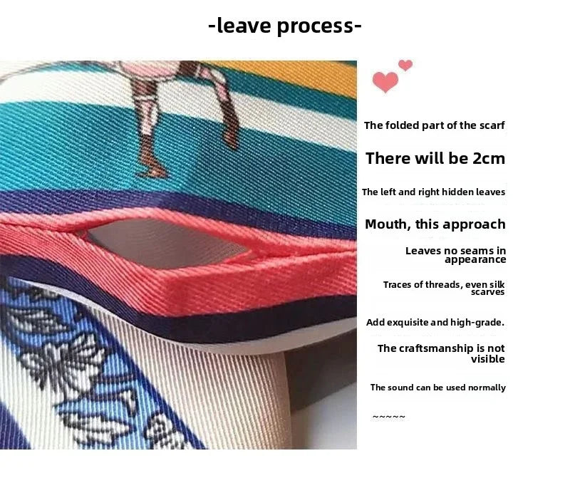 Printed Silk Scarf for Women Summer Lightweight Neck Scarf Collar Bandana Bag Strap Decorative Present Gift Accessories