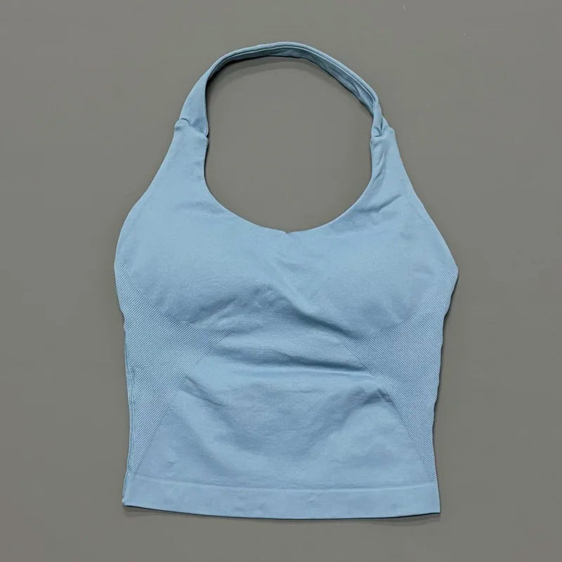 Women's Halter-Neck Sports Tank Top