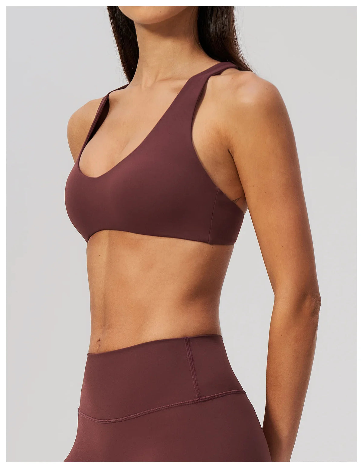 NCLAGEN Sport Bra Women High Support Fitness Brushed Underwear Back Cross Gym Clothes Training Yoga Top Pilates Workout Tank