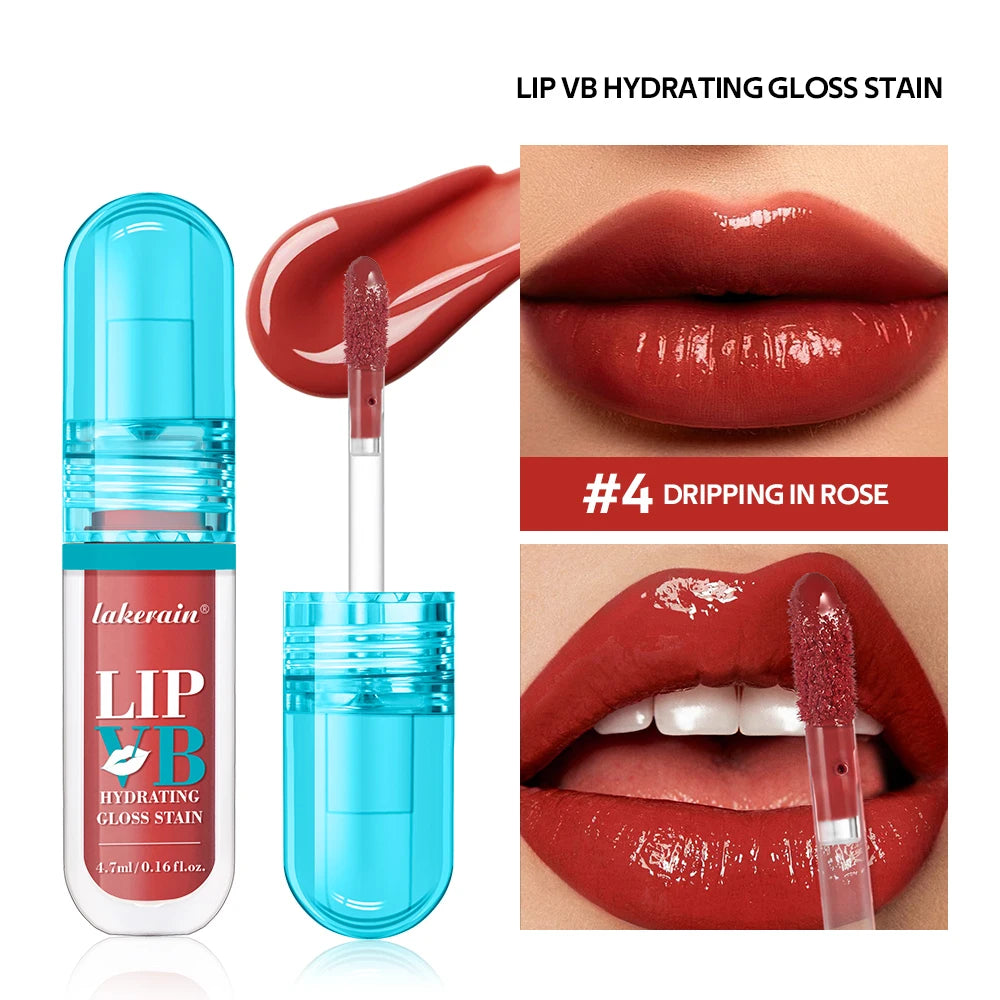 Lip IV Glossy Hydrating Lip Stain Instant Shine Long Lasting Moisture Nourishes Soothes Dry Lips Suitable For All Skin Makeup