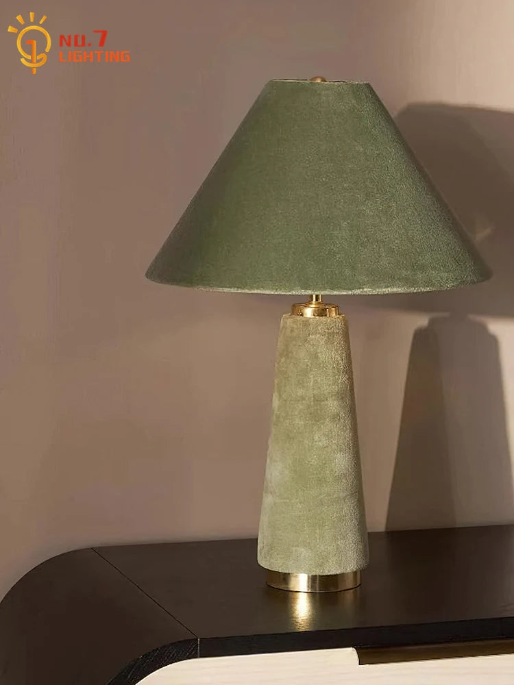 Atmosphere Cotton Velvet Fabric Art Decorative Floor Lamp LED E27 Modern Light Fixtures Villa Living Room Bedroom Study Bedside