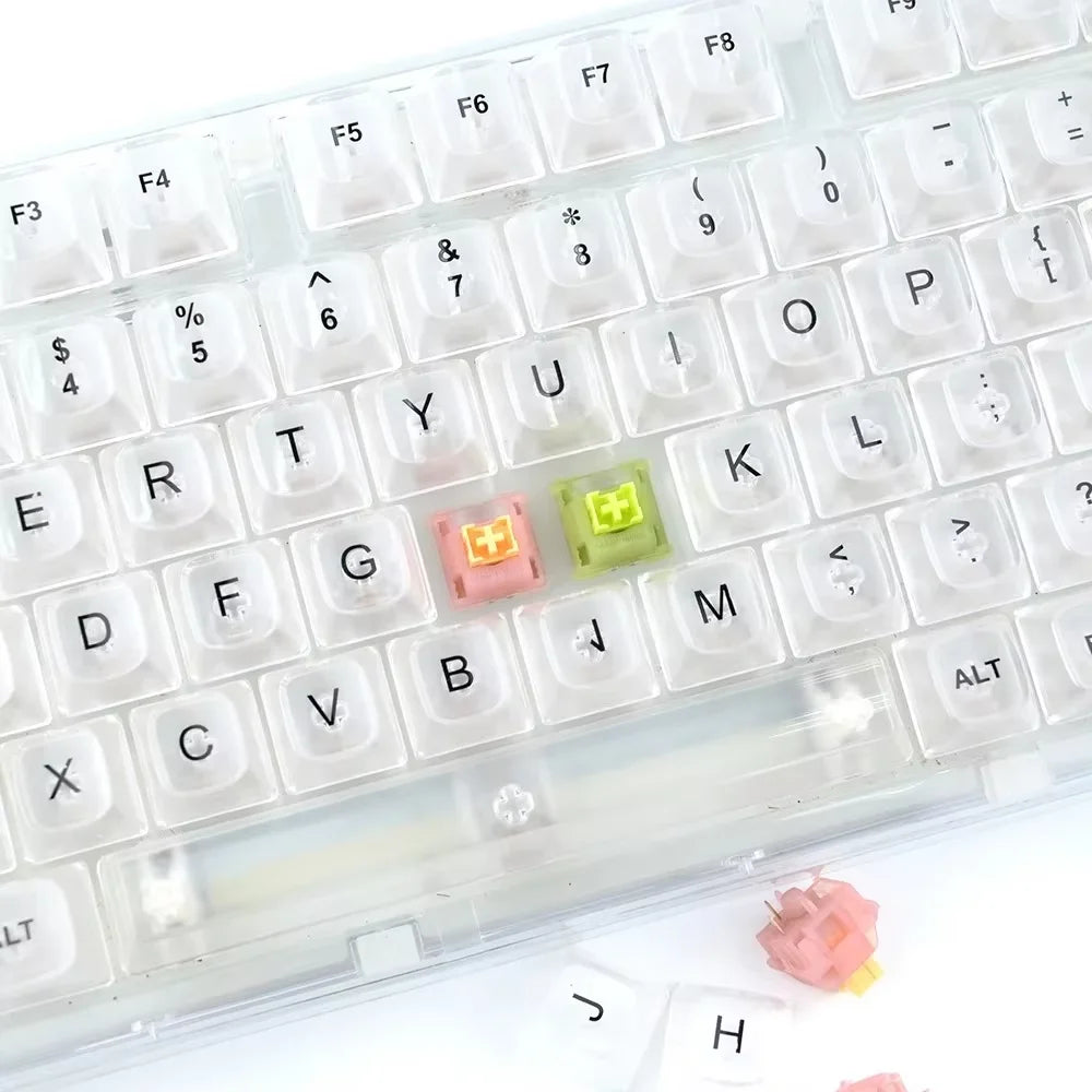 Outemu Silent Peach V3 Switch Mute Lemon V3 Switches Mechanical Keyboard Linear Tactile 5 Pin Hot swap Pre Lubed PA66 POM Switch