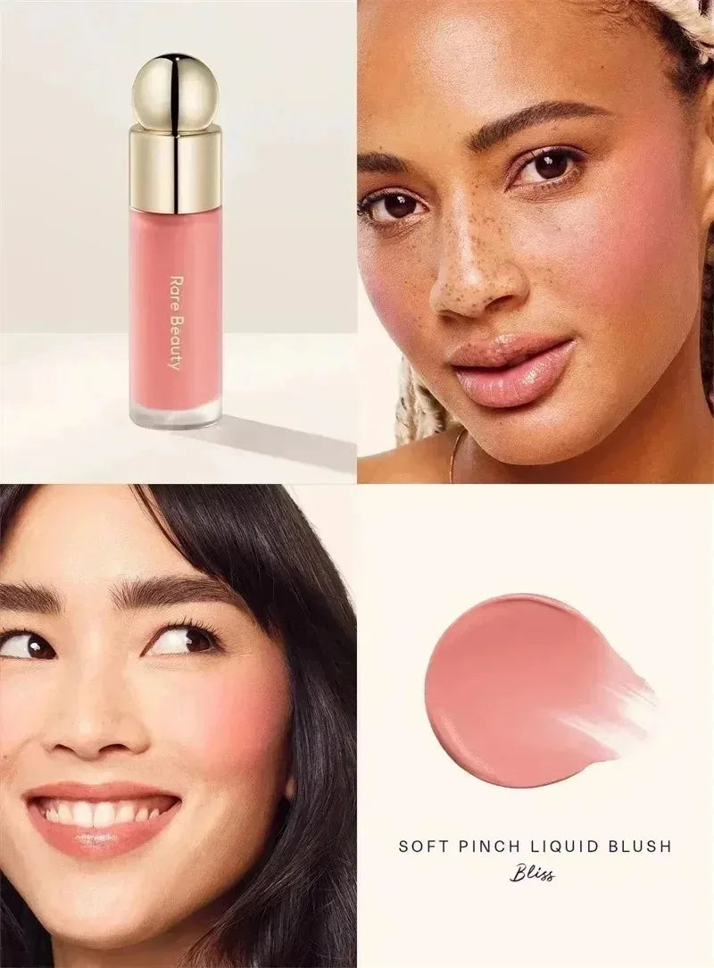 Rare Beauty Multicolored Lipstick Liquid Blush Smoothly Long Lasting Plump Makeup Hope Love Virtue Happy Wonder Worth Cosmetic