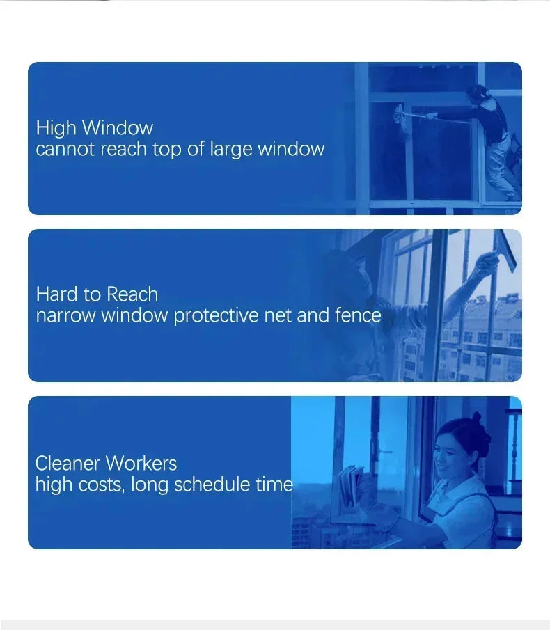 110V 220V Remote Control Home Window Cleaning Robot Electric Window Cleaner Glass Automatic Cleaning Tool High Suction Anti Fall