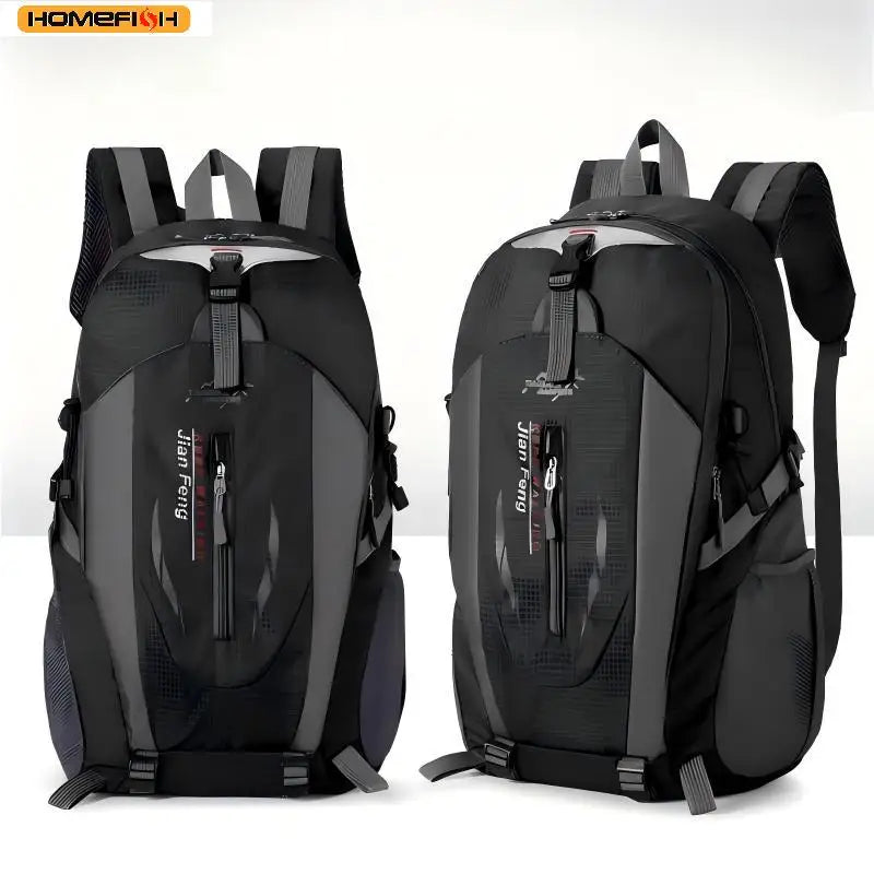 Homefish 40L Waterproof Hiking Backpack Large Capacity Outdoor Rucksack Trekking Camping Travel Bag for Men Women
