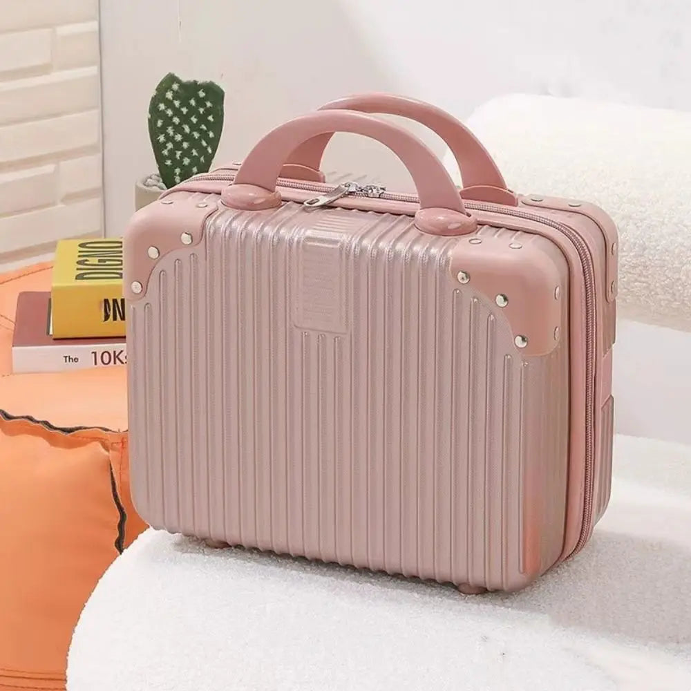 Hot Sales 14 inch Travel Suitcase Hand Mini Cosmetic Box Organizer Luggage Boarding Case For Women Travel Tote