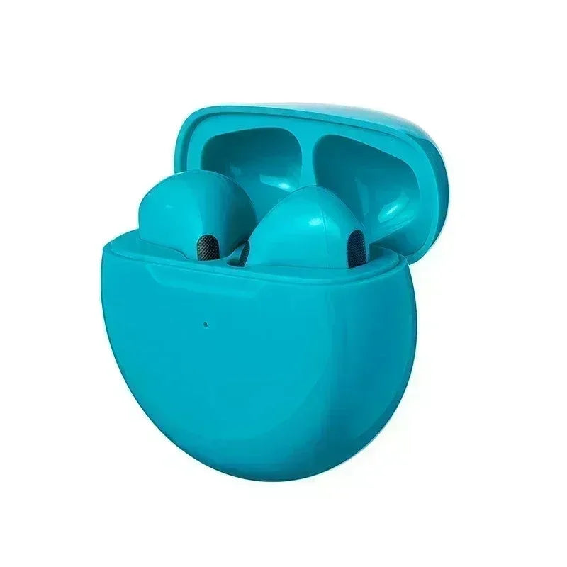 Pro 6 Bluetooth 5.3 Wireless Earbuds with Charging Case