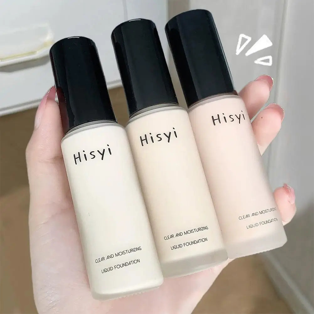 Full Coverage Liquid Foundation Natural Plain Face Cream Waterproof Concealer Base for Blemishes Liquid Foundation