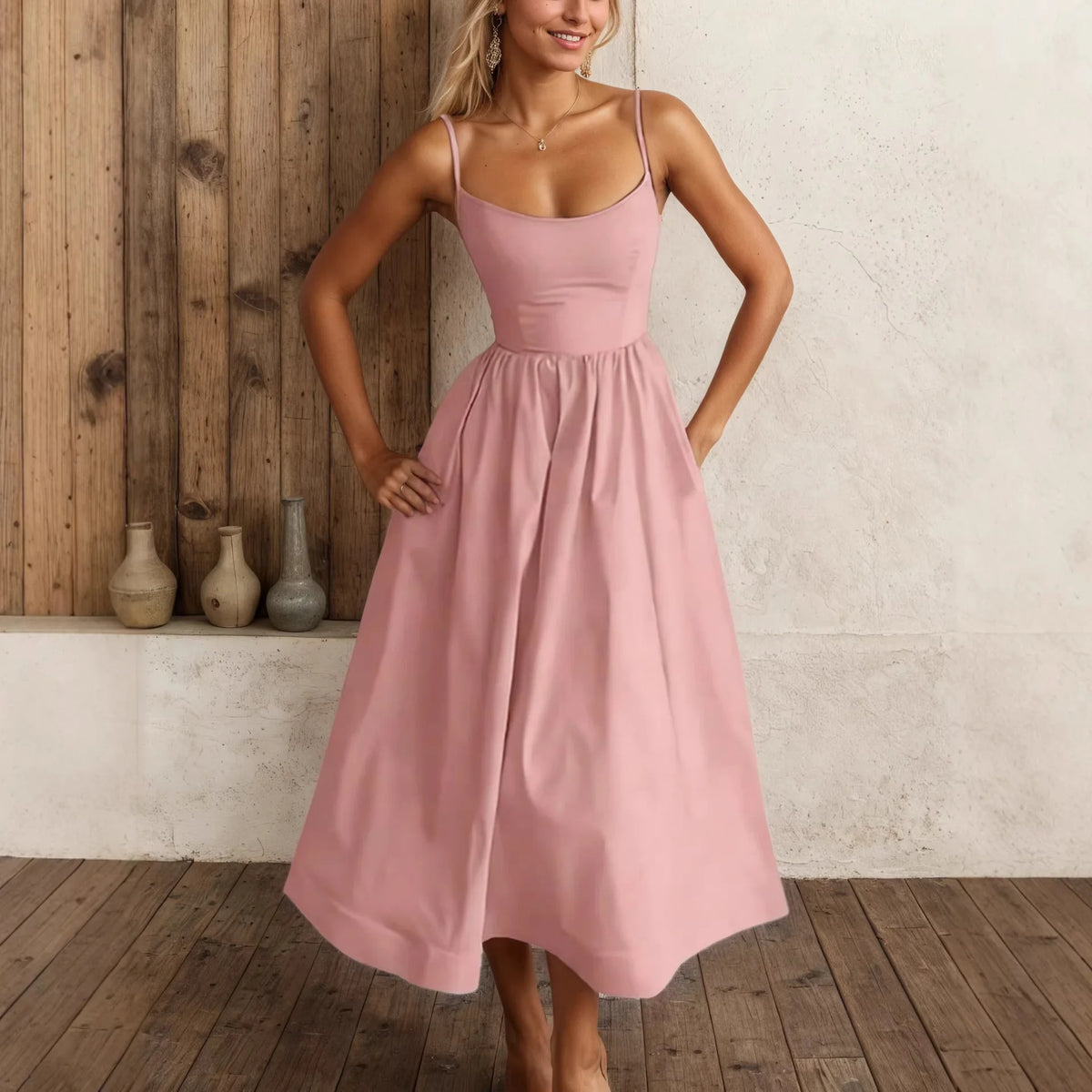 Summer Strapless Tube Top Dress Casual Solid Sleeveless Dresses Jumpsuit Playsuit