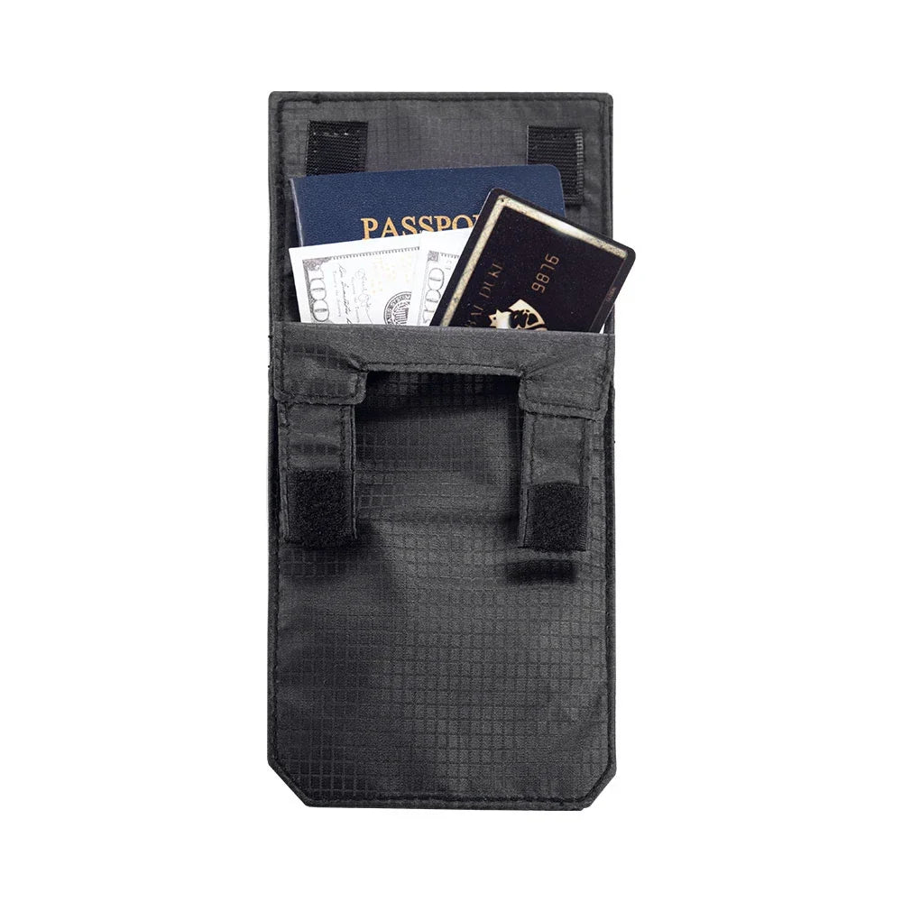 NEW Conceal Anti-Theft Money Belt Bag RFID Blocking Travel Pouch for Women & Men Small Wallet for Credit Card ID Cash Passport