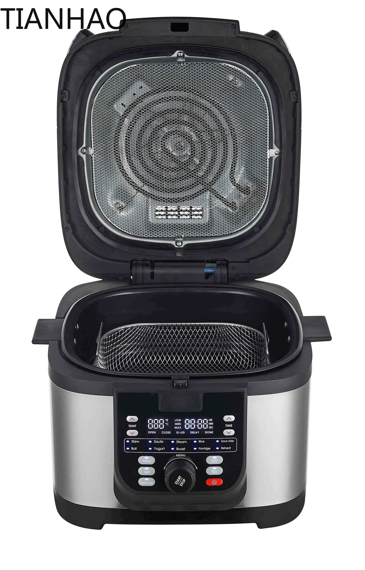 for 16 in 1 7.5L air fryer rice cooker steam oven electric multi cooker with grill and sous vide function kitchen appliance