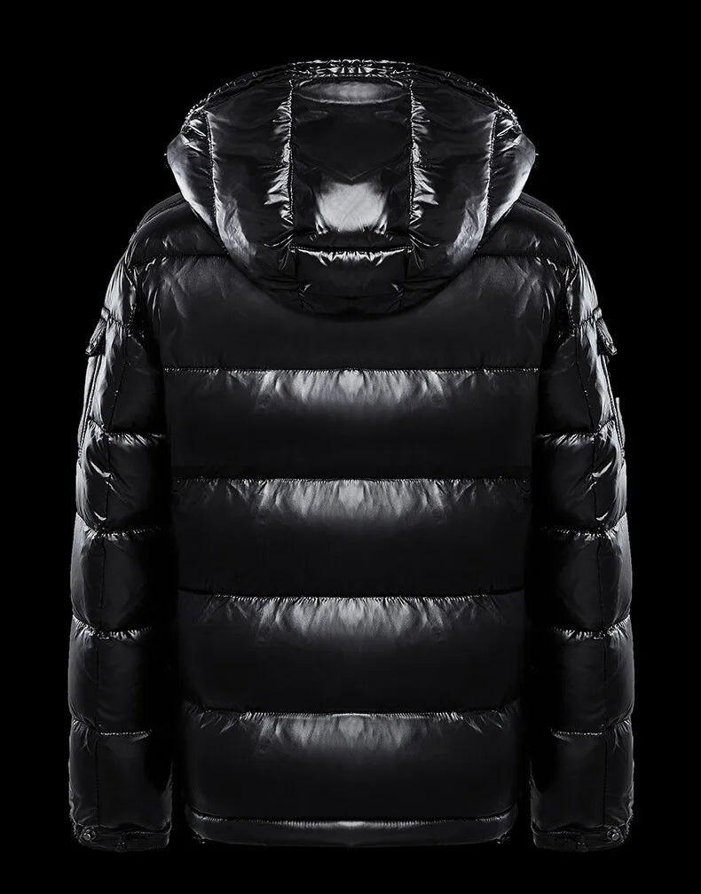 2026 Fashion Waterproof Short Cotton Jackets Men's Black Lightweight Snow Parkas High Quality Glossy Parkas Winter Jackets Male