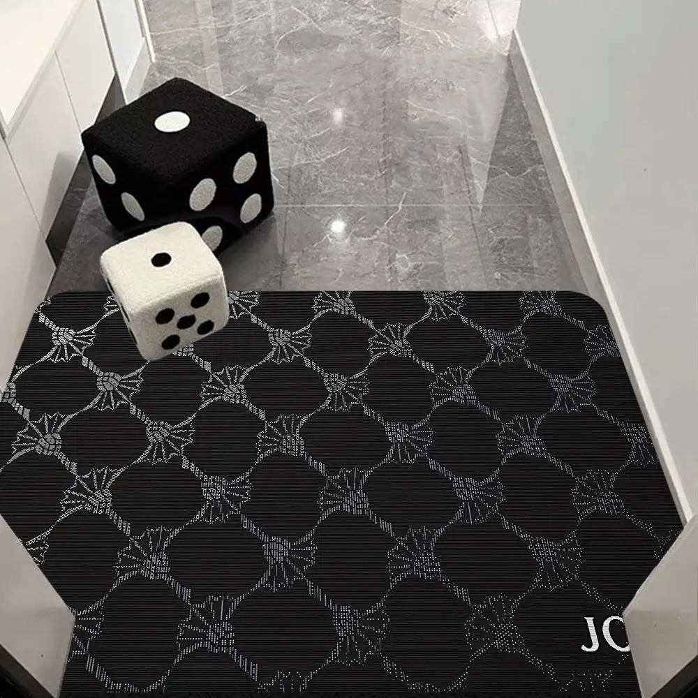 Fashion Brand J-Joop Entrance Door Mat Nordic Style Bedroom Living Room Doormat Home Balcony Anti-Slip Modern Home Decor