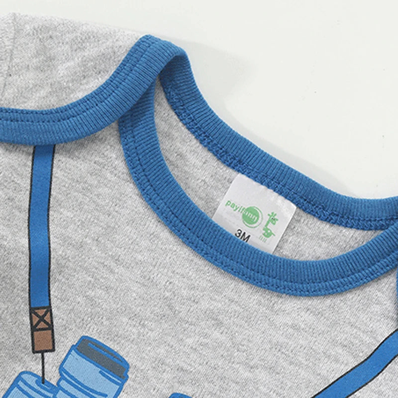 IYEAL 3PCS/lot Baby Long Sleeve 100% Cotton Clothes Baby Boys Girls Bodysuits 0-12 Months Newborn Body Bebe Jumpsuit Clothing