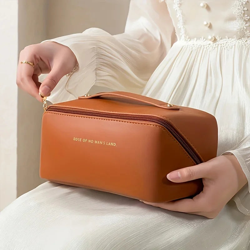 Makeup Organizer Female Toiletry Kit Bag Make up Case Storage Pouch Luxury Lady Box, Cosmetic Bag, Organizer Bag for Travel Zip