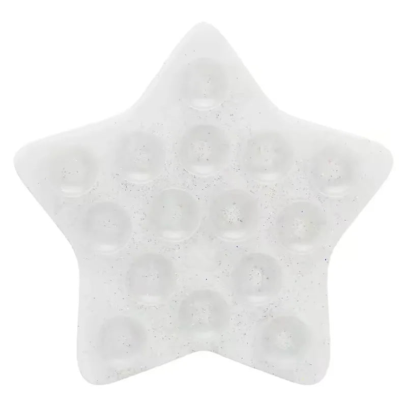 Wildflower Strawberry star Pink Love Heart Silicone Suction Multifunctional Suction Cup Stand Anti-Slip wf Mount Back Sticker﻿﻿