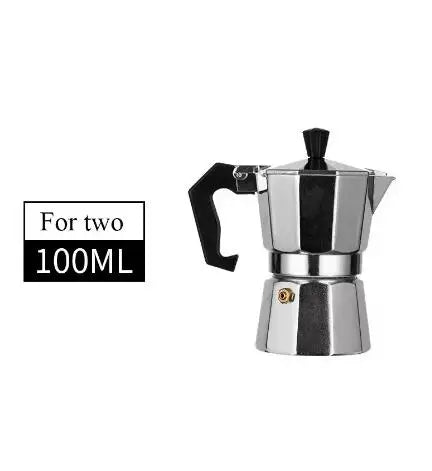 KNCOKAR 1/2/3/6/9/12/14cup Stovetop Moka Coffee Maker Italian Top Moka Espresso Cafetera Expresso Percolator Cafe Coffee Pot