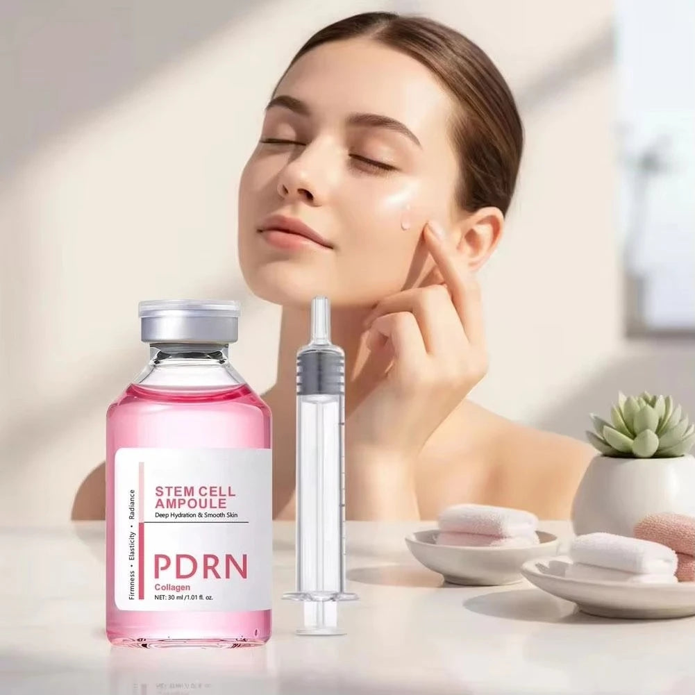 Stem Cell Serum PDRN Ampoule Collagen Moisturizing Anti-Aging Essence Reduce Fine Lines Wrinkle Tighten Brighten Face Skin 1PCS