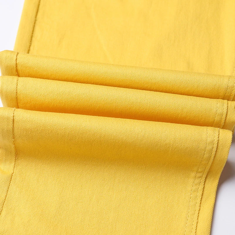 Men Autumn Spring Fashion Blue Red Casual Classic Style Straight Slim Fit Soft Trousers Male Brand Advanced Stretch Pants