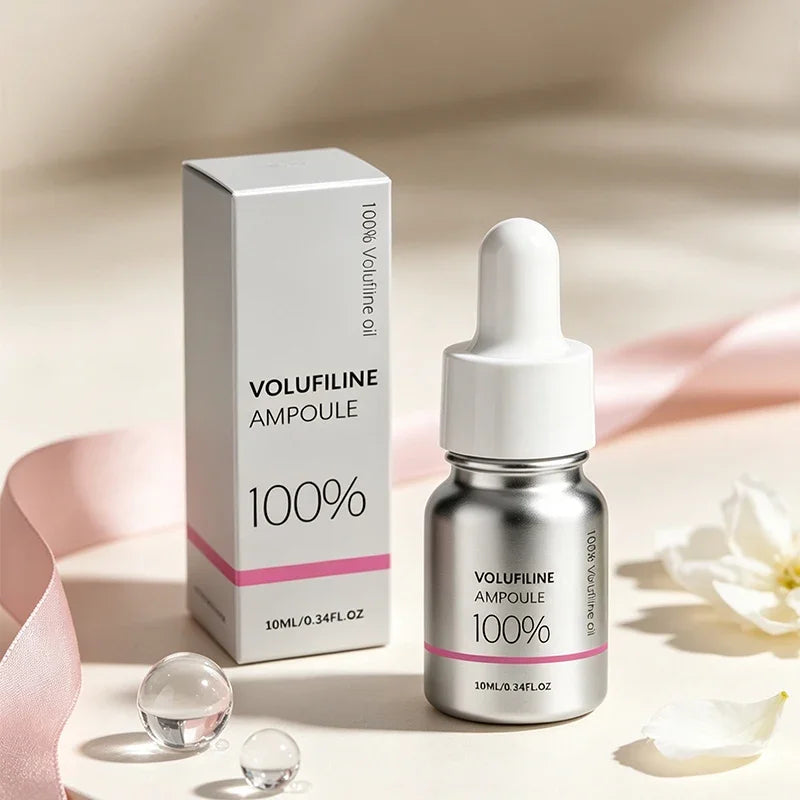 Volufiline Asiatica Ampoule 10ml Plumping Soothing Facial Serum Hydrating Moisturizing Essence Gentle Daily Skin Care Ampoule